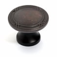 thumbnail image 4 of Dynasty Hardware K-4001-FB Super Saver Ribbon & Reed Cabinet Knob- Flat Black, 4 of 5