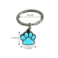 thumbnail image 3 of Creative Glowing Dog Claw Keychain Glow In Dark Keyring Holder Bag Charm Ornament Accessory for Lady Girls, 3 of 8