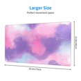 thumbnail image 3 of ZNDUO Large Rubber Mouse Pad Non-slip Desk Mat Watercolor Abstract Starry Night Rubber Desk Pad Mousepad Keyboard Pad for Home Office, 15.8" x 29.5", 3 of 9