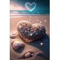 thumbnail image 1 of Fun Jigsaw Puzzle 500 Pieces for Adults Decompression Gift for DIY Intellective Educational Game Gift (Sandy Beach Stones Puzzle) 20.5 x 15 In, 1 of 5