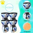 thumbnail image 4 of GASTROPOD 4Pcs Dog Booties,Breathable and Non-Slip Dog Shoes Small Size Dogs,Dog Shoes for Hot Pavement for Summer Hot Pavement Winter Snow,Blue, 4 of 7