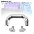 thumbnail image 4 of 20 Sets U Shape Bag Buckle, 5.5mm Screws Hardware with Arch Bridge Crafted Durability Arch Bridge Bag Buckle for Handbag Desk Drawer, 4 of 7