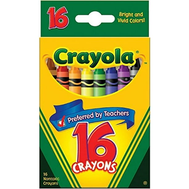 Paquete clásico de colores de crayones Crayola 16 unidades Paquete de 2