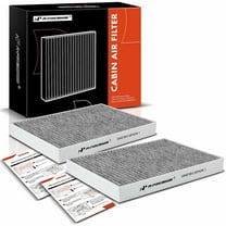A-Premium 2-PC Cabin Air Filter with Activated Carbon Compatible with Mercedes-Benz S350, S400, S450, S550, S600, S63 AMG, S65 AMG, CL500, CL550, CL63 AMG, CL65 AMG, CLS63 AMG, Replace# A2218300318