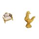 thumbnail image 1 of sofá de casa de muñecas,Muebles para casa de muñecas,modelo de sofá para casa de muñecas,decoración,Accesorios para casa de muñecas,sofá,miniaturas,juguetes,Escultura de pollo,Escultura, 1 of 8