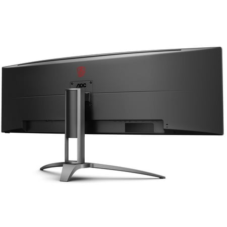 AOC - AG493UCX2 49" LCD 4K UWHD Gaming Monitor - Black/Red