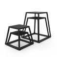 thumbnail image 1 of Metal Plyometric Jumping Box，12/18/24/30 Inch Steel Plyo Box for Fitness Exercise Home Gym, 1 of 6