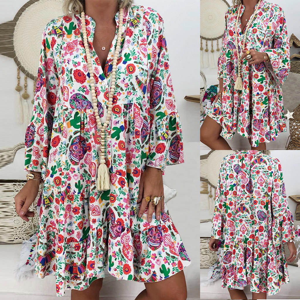 Umgee Women's  Boho Dresses in many prints Size SMALL bargain price of $28.99