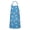 Pioneer Flower Floral-2, variant on Pioneer Flower Floral Print Pattern Apron for Women and Men, Cotton Linen Waterproof with Pockets, Adjustable, 33x27 Inch for Kitchen, Gardening, BBQ, Salon