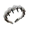 thumbnail image 2 of Diadema dentada para uso diario con diadema, diadema alta para sujetar el cabello con masa y trenzas., 2 of 6