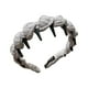 thumbnail image 2 of Toothed Female Daily External Headdress High Skull Top Pressure Hair Dough Twists Headband, 2 of 6