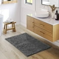 thumbnail image 5 of Nestl Bathroom Rugs, Machine Washable Bath Mats For bathroom Floor Rugs, Nonslip Backing Rubber Bath Rug, Gray, 5 of 7