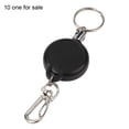 thumbnail image 1 of Retractable Keychain, 60cm Steel Wire Rope Retractable Key Chain Llaveros with Buckle for Key Chain, 1 of 7