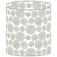 thumbnail image 2 of LampPix 10.00" Table Lamp Shade - Nouveau Circles Earth Custom Printed Canvas Desk Lampshade with Acrylic Spider Fitting by ArtToFrames (LP-60), 2 of 4