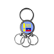 thumbnail image 1 of Soy de Haití Llavero de metal de acero inoxidable Llavero Anillo de cadena Llavero, 1 of 3