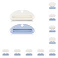 thumbnail image 1 of Matsuzay Exprimidor de de dientes, 2 piezas, limpiador Facial, dispensador rodante, herramienta para apretar, para el hogar, el baño del Azul+Blanco 10piezas, 1 of 6