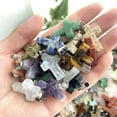 thumbnail image 5 of Natural Quartz Crystal Cross Pendant Chakra Stone Mixed Crucifix Shape Decor DIY, 5 of 9