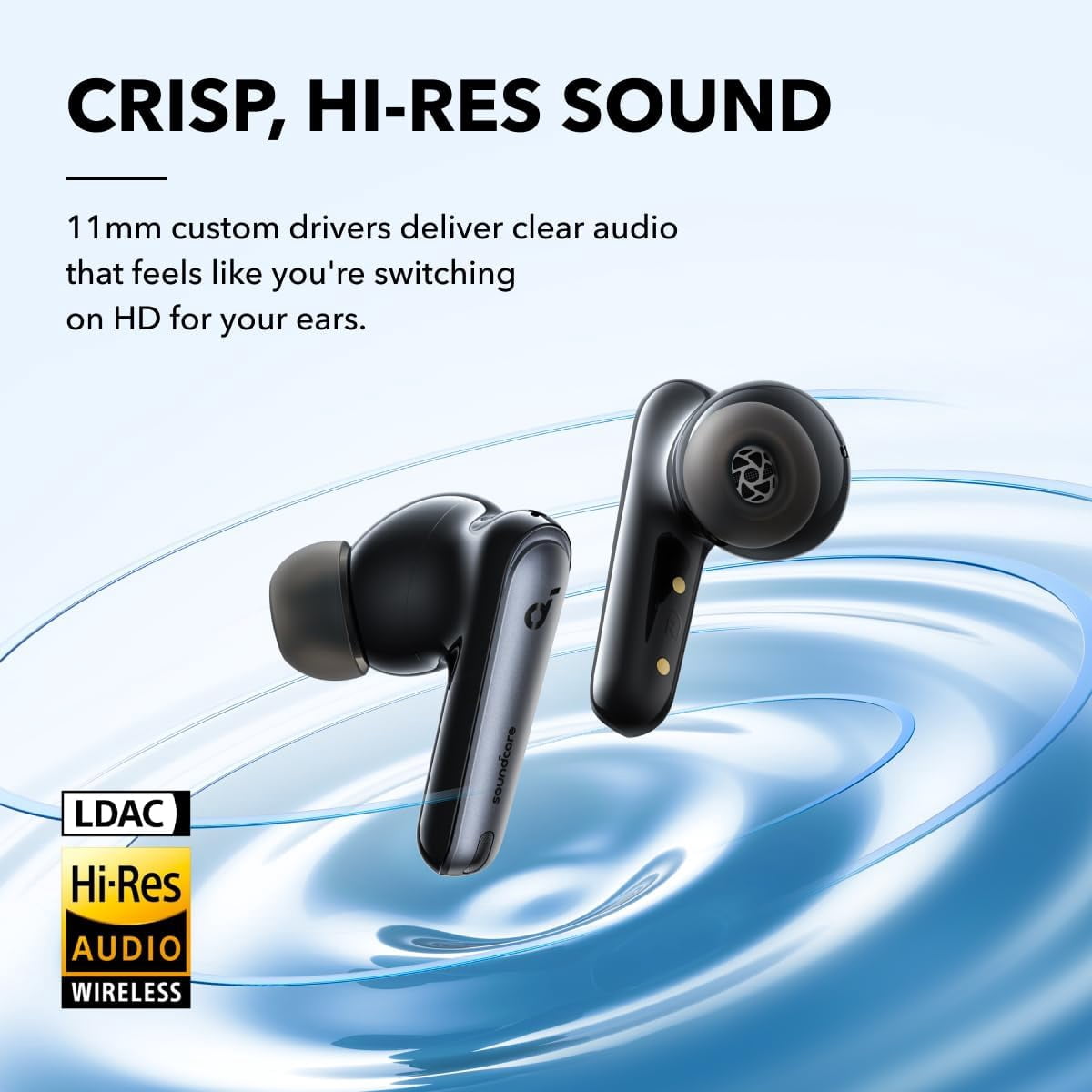 Restored Like New Soundcore by Anker Liberty 4 NC Wireless Noise Cancelling Earbuds, 98.5% Noise Reduction, Wireless Charging (Refurbished)