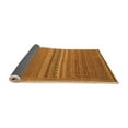 thumbnail image 2 of Ahgly Company Indoor Rectangle Abstract Orange Modern Area Rugs, 7' x 10', 2 of 4