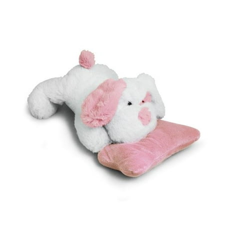 Teddy Rattle - Beverly Hills Teddy Bear Company Puppy with Rattle, Pink