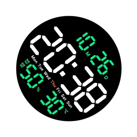 NANMELX 10 Electronic Clock Large Screen Digital Clock Clear to Read Large LED Display