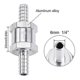 thumbnail image 2 of Automotive fuel check valve 8mm aluminium alloy petrol diesel check valve backstop valve, 2 of 5