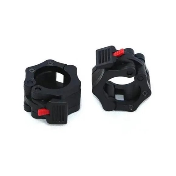 Seguros Para Barra Olímpica Striker Clip Collar Negro STK025