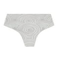 thumbnail image 6 of IAUYY Seamless Women Underwear Thongs ,Small No Show Ladies Thong-No Line Workout Breathable Comfortable Panties Soft Concentric Circle Elements, 6 of 6
