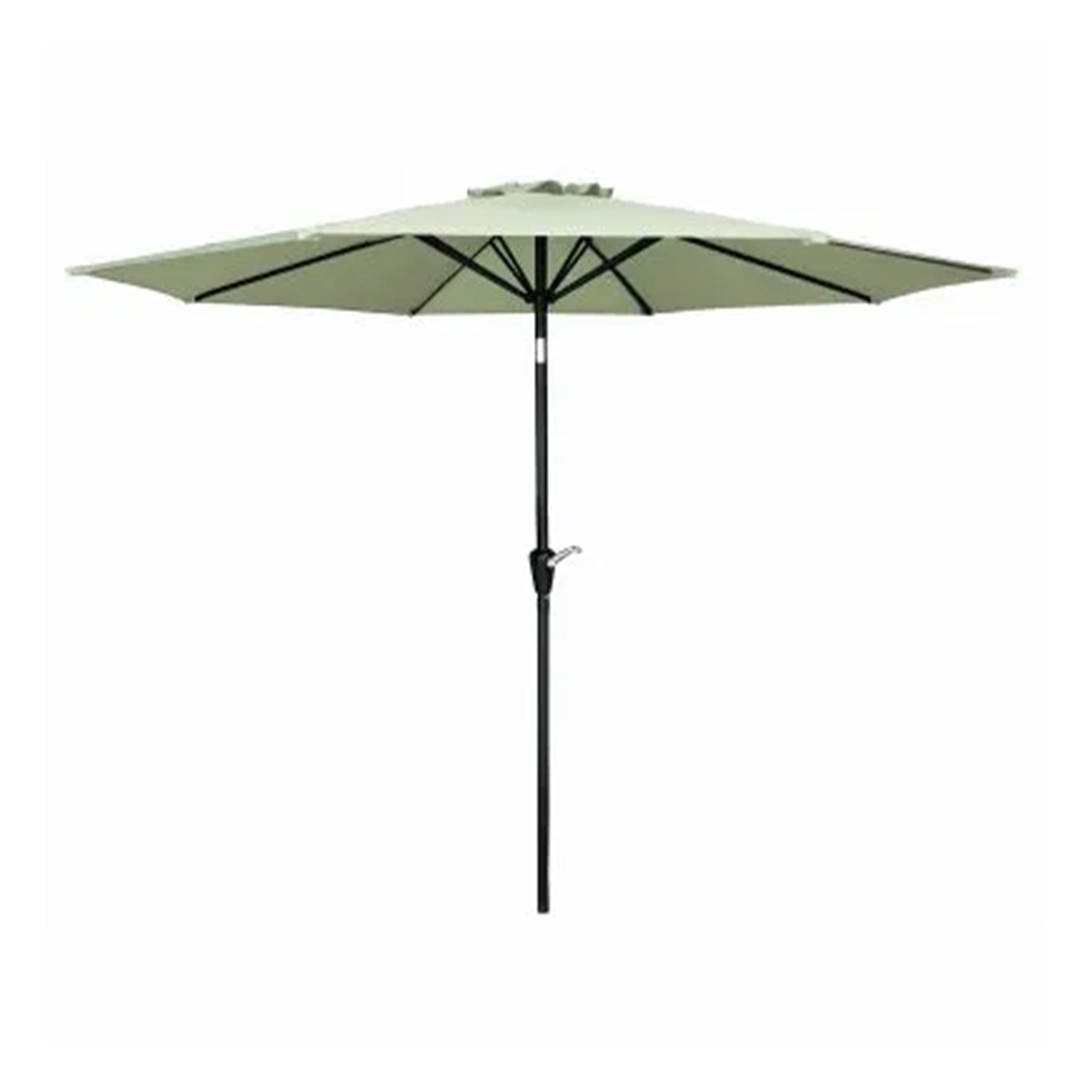 Open Box Four Seasons Courtyard 9' Polyester Patio Umbrella, Green