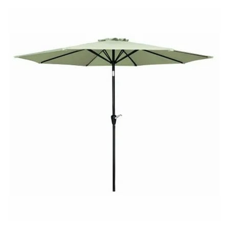 Four Seasons Courtyard 9' Polyester Patio Market Umbrella, Seafoam Green