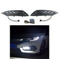 thumbnail image 5 of 2-Pack LED Fog Light Daytime Running Light with Turn Signal Light Replacement for 2016-2018 Civic 10th Gen Sedan, 5 of 5
