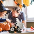 thumbnail image 2 of Halloween Ride with Pumpkins Statue Decoration Cute Interesting Home Tabletop Decoration Halloween Atmosphere Party Decoration, 2 of 7