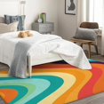 thumbnail image 4 of 2x3 Rainbow Rugs for Entryway Bedroom Living Room, Colorful Throw Area Rug for Home Decor, Soft Machine Washable Non Slip Low Pile Indoor Carpet DTSX1023, 4 of 7
