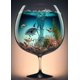 thumbnail image 3 of Póster de arte de fantasía con diseño de acuario dentro de una taza, impresión en lienzo, decoración de pared con peces de acuario, decoración estética para el hogar y la barra, 3 of 5