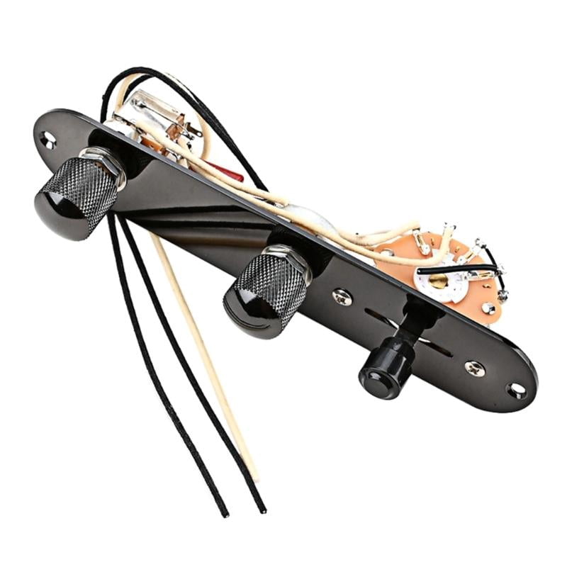 CEORPER 3 Way Prewired Control Plate Wiring Harness Knobs for Guitar Replacement Parts