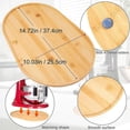 thumbnail image 5 of Mixer Sliding Slider Compatible Bowl Lift Mixer - Bamboo Kitchen Countertop Storage Mover Sliding Caddys Moving Tray, 5 of 5