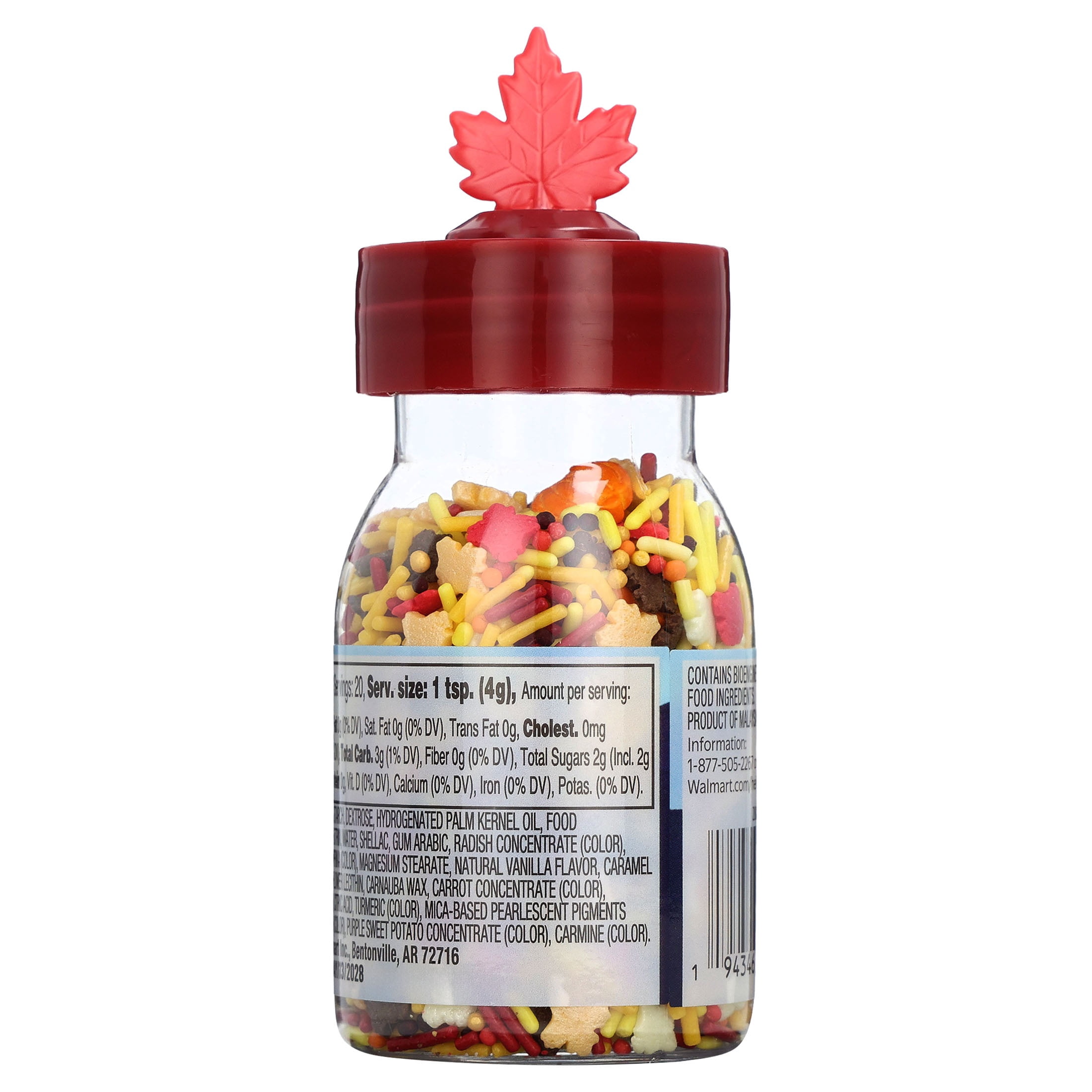 Great Value Pumpkin Decorating Sprinkle Mix, 2.82 oz