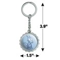 thumbnail image 2 of Rocko's Modern Life Shirt Keychain Chrome Plated Metal Pop Cap Bottle Opener, 2 of 4