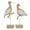 Brown Solid Bird Animals, variant on DecMode Resin Coastal Bird Sculpture, Brown 2 - Pieces