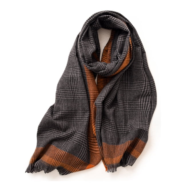 Bufandas para mujer Bufanda de invierno Bufanda clásica a cuadros Bufanda cálida Bufanda de invierno con tacto de cachemira Bufandas suaves de gran tamaño Chal grande de punto