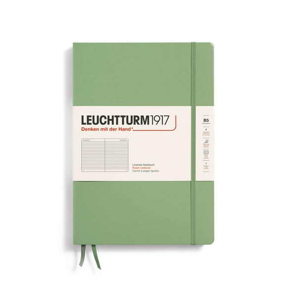 Cuaderno LEUCHTTURM1917, tapa dura, composición B5, 219 páginas
