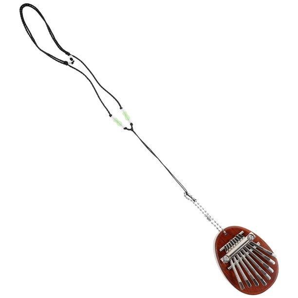 unbranded 1Jgo Instrumento Kalimba 8 Teclas Madera Portátil Sonido Claro Para Uso En Viajes