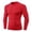 Red@GC@, variant on CONZONE Mens Workout T-Shirts Long Sleeve Gym Fitness T Shirts For Men Crew Neck Solid Color Tight Stretchy Athletic Tee Tops