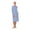 Blue Geo, variant on Women’s 100% Cotton Long Sleeve Ballet Nightgown, Sizes XS-5X