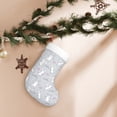 thumbnail image 7 of Salouo Fun Rabbit Print Christmas Stockings,Large Xmas Stocking Set of 1 Holiday and Farmhouse Stocking for Christmas Holiday Party Decoration(17.7*11 Inch), 7 of 7