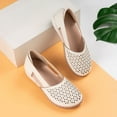 thumbnail image 6 of Gomelly Womens Loafers Comfy Wide Width Shoes Casual Sandals White Size 6.5, 6 of 8