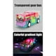 thumbnail image 5 of Niños Electrónica Transparente Music Gear Autobús Coche Educación Temprana Juguete Divertido Universal Giratorio Autobús Juguete Noticed FN006493-00, 5 of 6