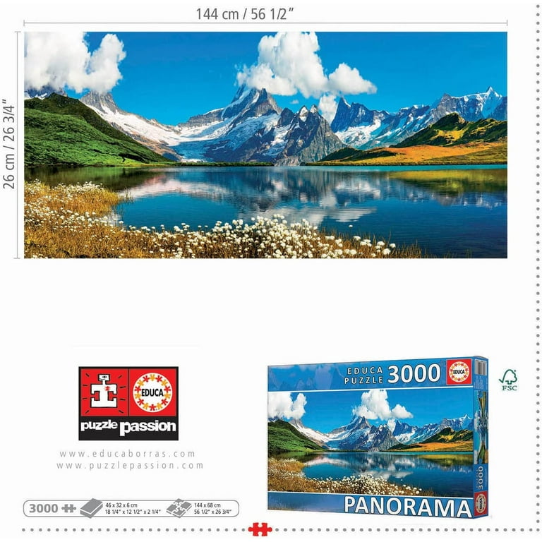 Amazon.com: Educa - Bachalpsee Lake, Switzerland, 3000 Piece