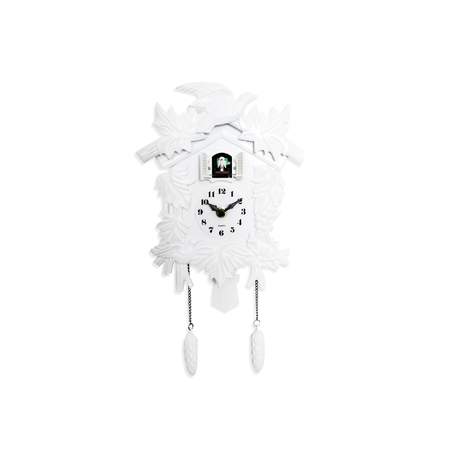Cuckoo Clock in White
