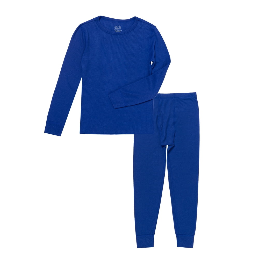 Fruit of the Loom Fruit of the Loom Boys Thermals, Waffle Thermal Set